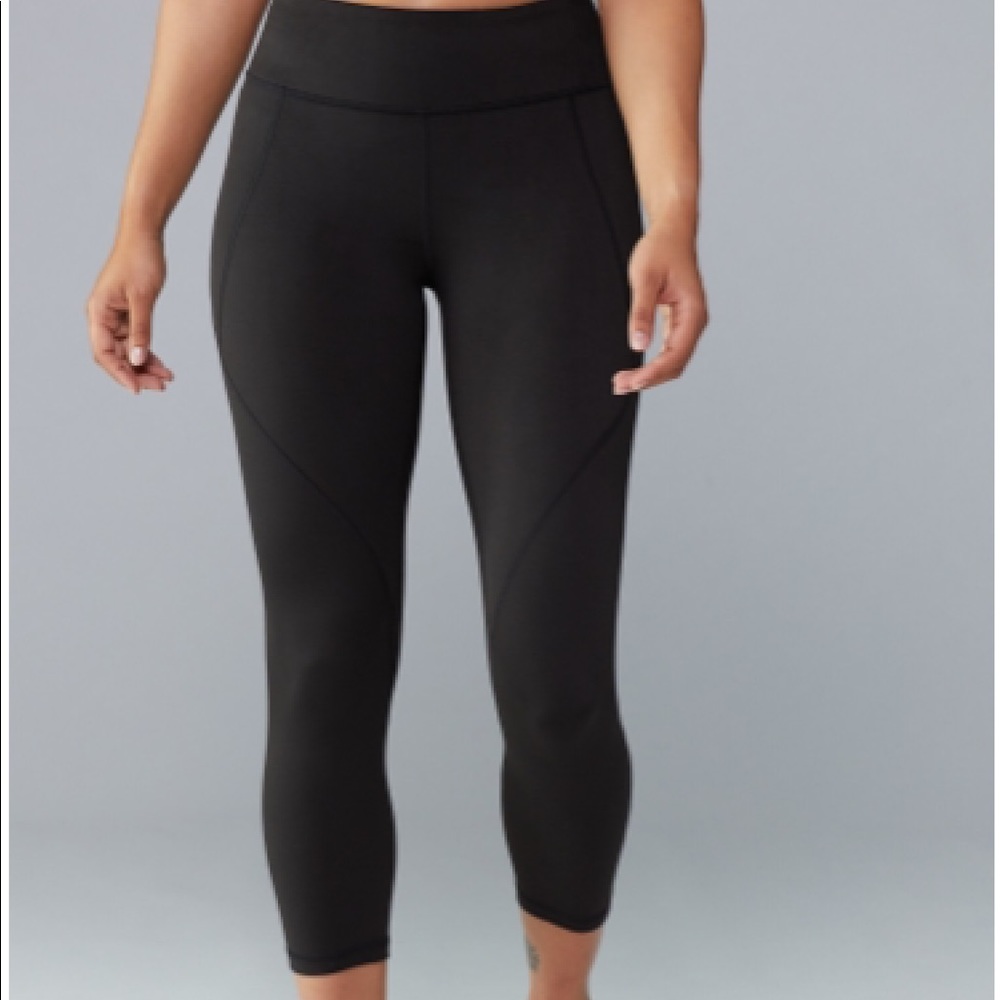 Black Patagonia Tights Capri Large 12 - 14